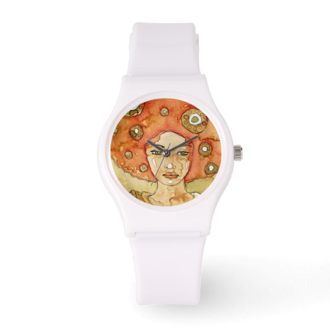 Portrait of a beautiful girl watch (Front)