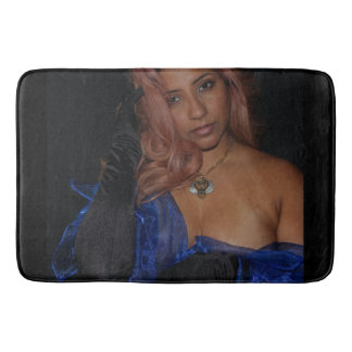Portrait of a Beautiful Young Lady Bath Mat