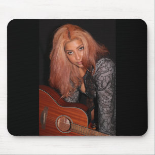 Portrait of a Beautiful Young Lady Mouse Pad
