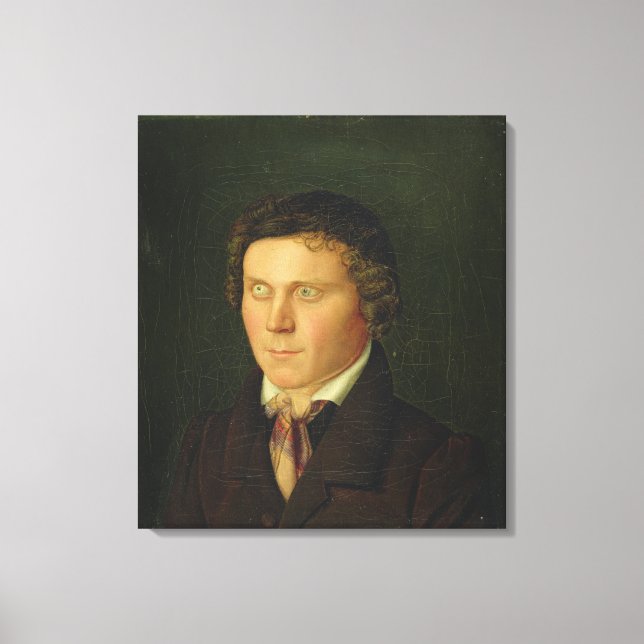 Portrait of a Blind Boy Canvas Print (Front)