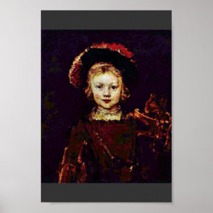 Portrait Of A Boy (Titus Rembrandt'S Son?) Poster