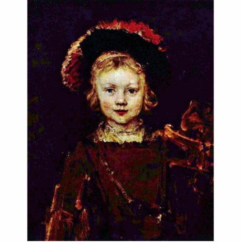 Portrait Of A Boy Titus RembrandtS Son Statuette