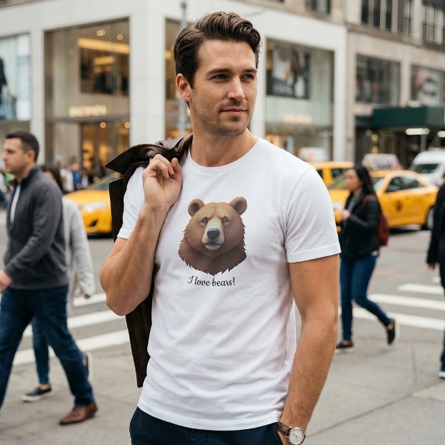 Portrait of a brown Bear t-shirt (Creator Uploaded)