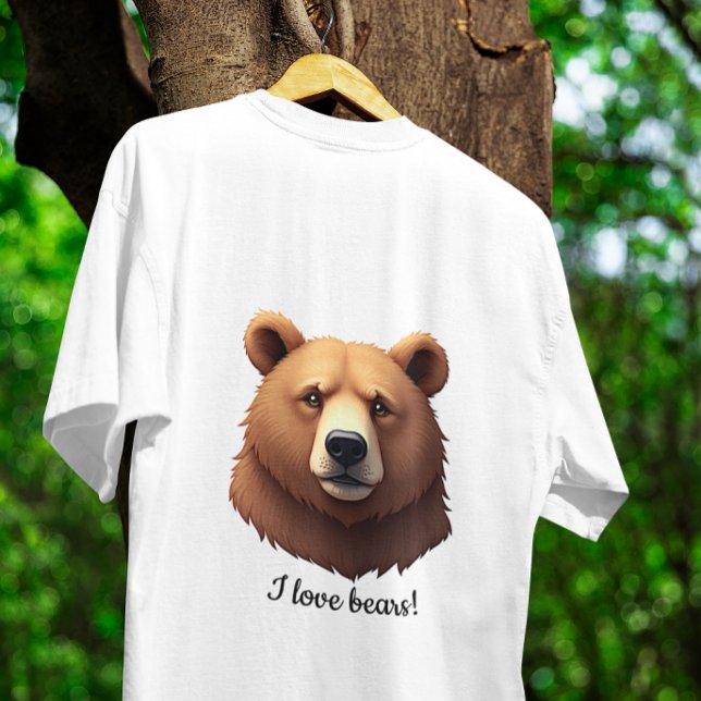 Portrait of a brown Bear t-shirt (Creator Uploaded)