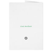 Portrait of a burro cards (Back)