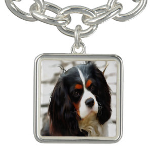 Portrait Of A Cavalier King Charles Spaniel Bracelet