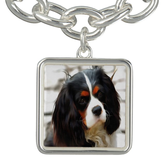 Portrait Of A Cavalier King Charles Spaniel Bracelet (Design)