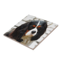 Portrait Of A Cavalier King Charles Spaniel