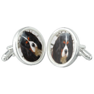 Portrait Of A Cavalier King Charles Spaniel Cufflinks