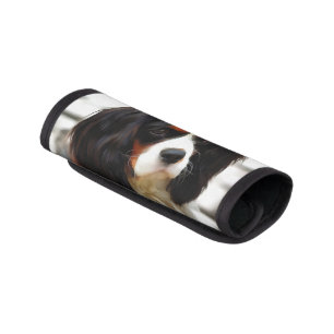 Portrait Of A Cavalier King Charles Spaniel Luggage Handle Wrap