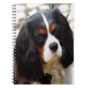 Portrait Of A Cavalier King Charles Spaniel Notebook