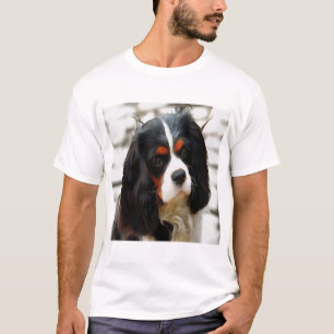 Portrait Of A Cavalier King Charles Spaniel T-Shirt