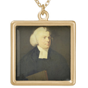 Portrait of a Clergyman Gold Plated Necklace