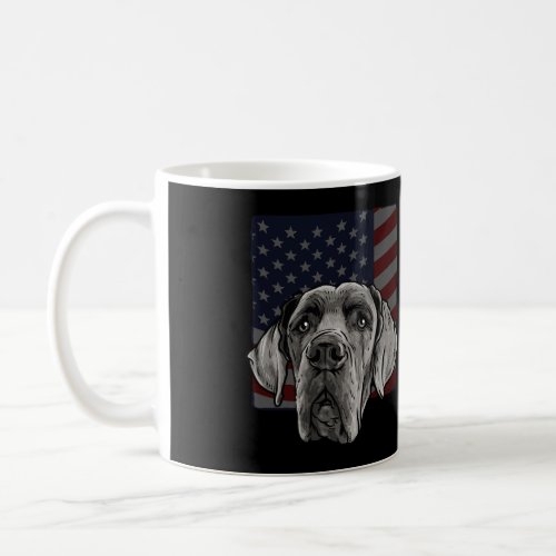 Portrait Of A Colorful Great Dane Dog For Womens A Coffee Mug