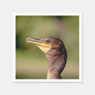Portrait of a Cormorant Paper Napkins