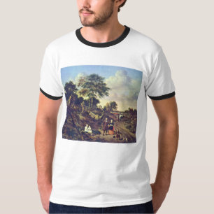 Portrait Of A Couple With Two Children T-Shirt