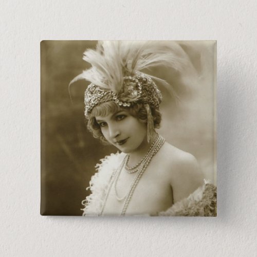 Portrait of a Dancer Pinback Button