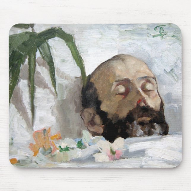 Portrait of a Dead Man (Mortality and Death) (Art) Mouse Pad (Front)
