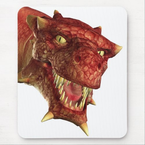 portrait of a dragon mouse pad