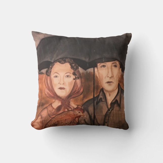 Portrait Of A Dream Throw Pillow (Front)