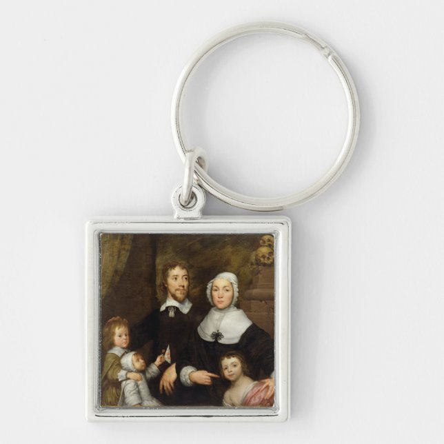 Portrait of a Family, Probably that of Richard Str Keychain (Front)