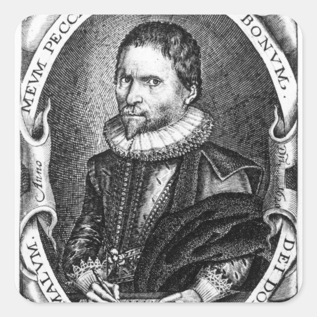 Portrait of a gentleman believed to be Thomas Square Sticker (Front)