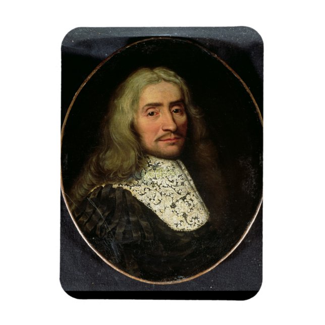 Portrait of a Gentleman (oil on canvas) Magnet (Vertical)