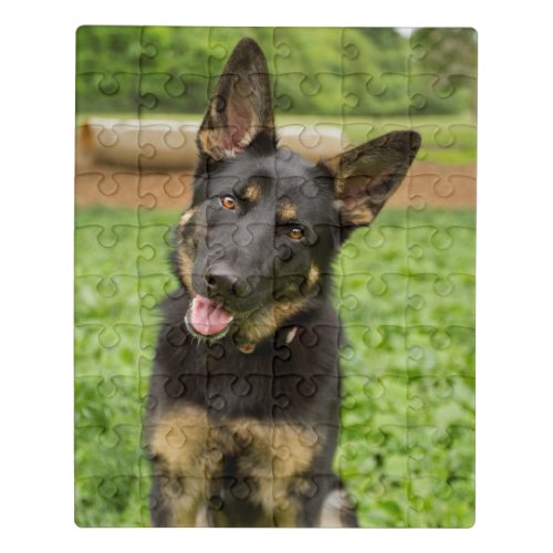 Portrait of a German Shepherd Jigsaw Puzzle