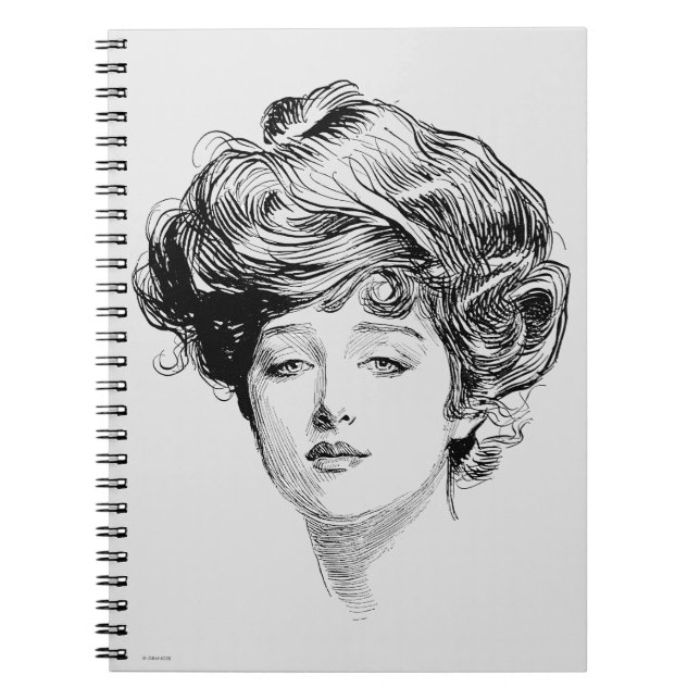 Portrait Of A  Gibson Girl, 1900 Notebook (Front)