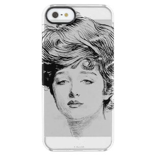 Portrait Of A  Gibson Girl, 1900 Clear iPhone SE/5/5s Case