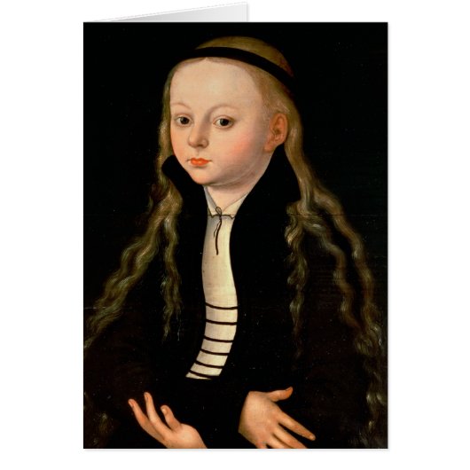 Portrait of a girl cards (Front)