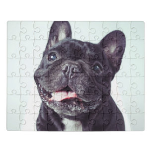 Portrait of a Happy French Bulldog Jigsaw Puzzle