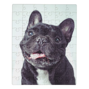 Portrait of a Happy French Bulldog Jigsaw Puzzle