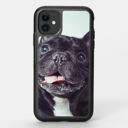 Portrait of a Happy French Bulldog OtterBox Symmetry iPhone 11 Case