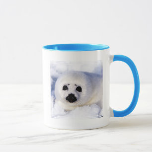 Portrait of a Harp Seal Pup Mug