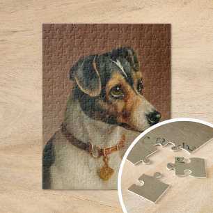 Portrait of a Jack Russel Terrier Carl Reichert Jigsaw Puzzle