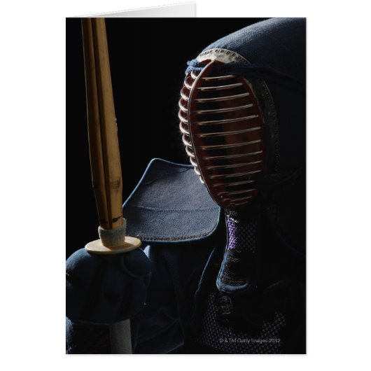 Portrait of a Kendo Fencer 6 Cards (Front)