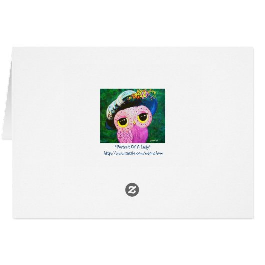 Portrait Of A Lady (Back Horizontal)