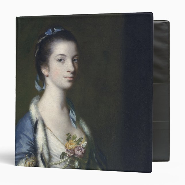 Portrait of a Lady, 1758 Binder (Front/Inside)