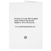 Portrait of a Lady (2014) detail (Back)