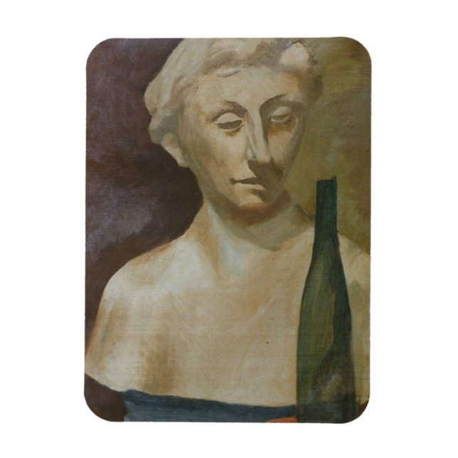 Portrait of a lady from antiquity 1990 magnet (Vertical)