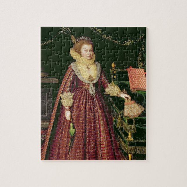 Portrait of a Lady, Possibly Elizabeth, Countess o Jigsaw Puzzle (Vertical)