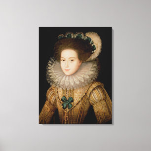 Portrait of a Lady, possibly Mary Queen of Scots ( Canvas Print