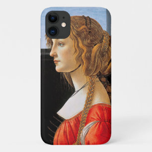 Portrait of a Lady, Sandro Botticelli iPhone 11 Case
