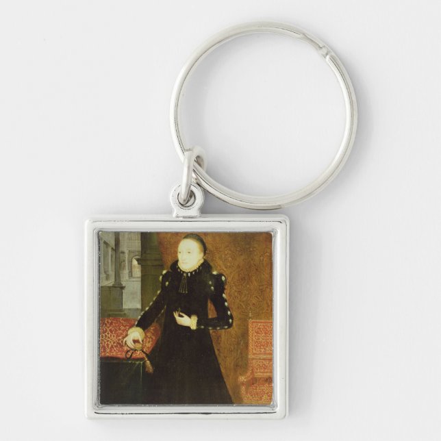 Portrait of a Lady, thought to be Katherine, Duche Keychain (Front)