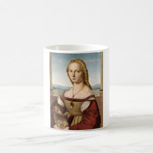 Portrait of a Lady with a Unicorn (by Raphael) Coffee Mug