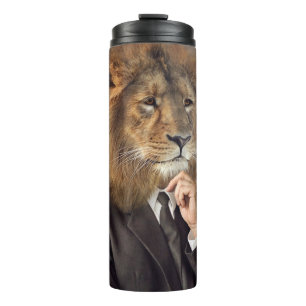 Portrait of A Lion Thermal Tumbler