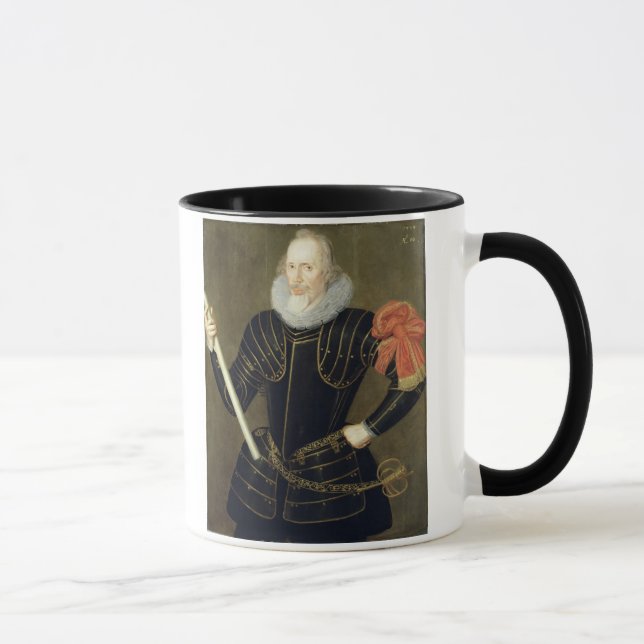 Portrait of a Man, 1593 (oil on panel) Mug (Right)