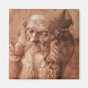 Portrait of a man, aged ninety-three, 1521 magnet