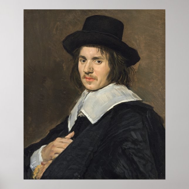 Portrait of a Man - Frans Hals Fine Art Poster (Front)